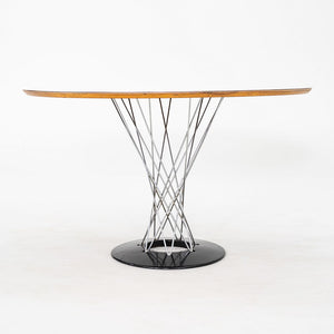 1970s Isamu Noguchi for Knoll 48" Cyclone Dining Table with White Laminate Top