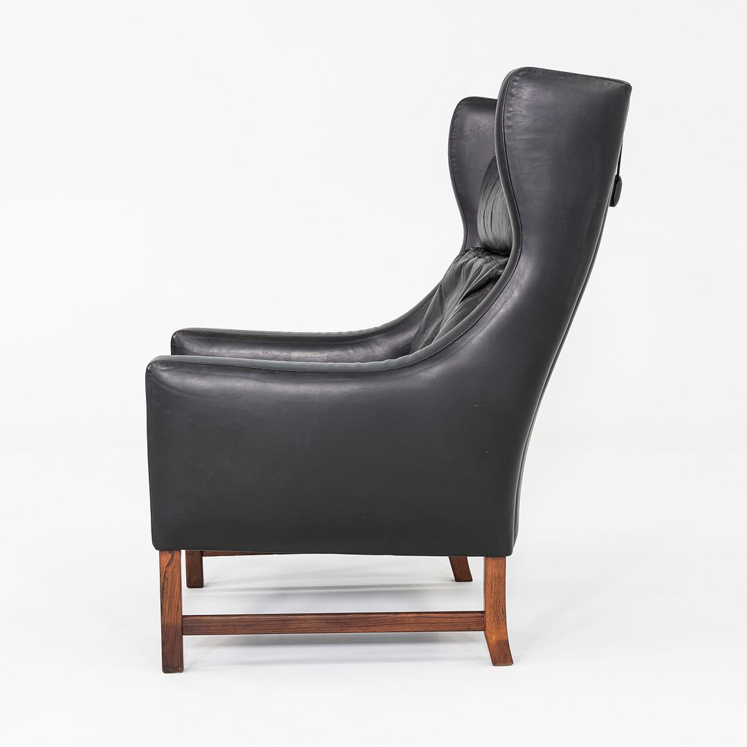 1960s Fredrik Kayser for Vatne Mobler of Norway Model 965H Lounge Chair in Black