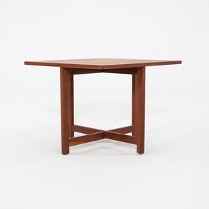 1960s Durup Polstermobelfabrik Danish Teak Square End or Side Table 24.5 inches