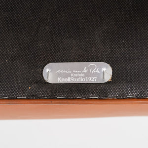2010s Mies Van Der Rohe for Knoll Krefeld Club Chair Cognac Leather Upholstery