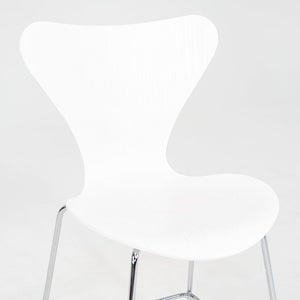 2024 Arne Jacobsen for Fritz Hansen Series 7 Counter Stool Painted Ash w/ Chrome