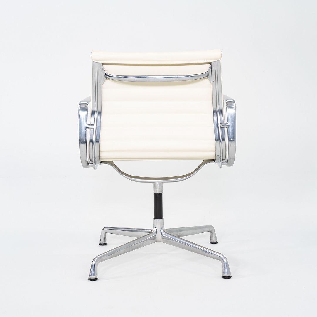 2013 Herman Miller Eames Aluminum Group Side Chairs Antler Swivel Bases