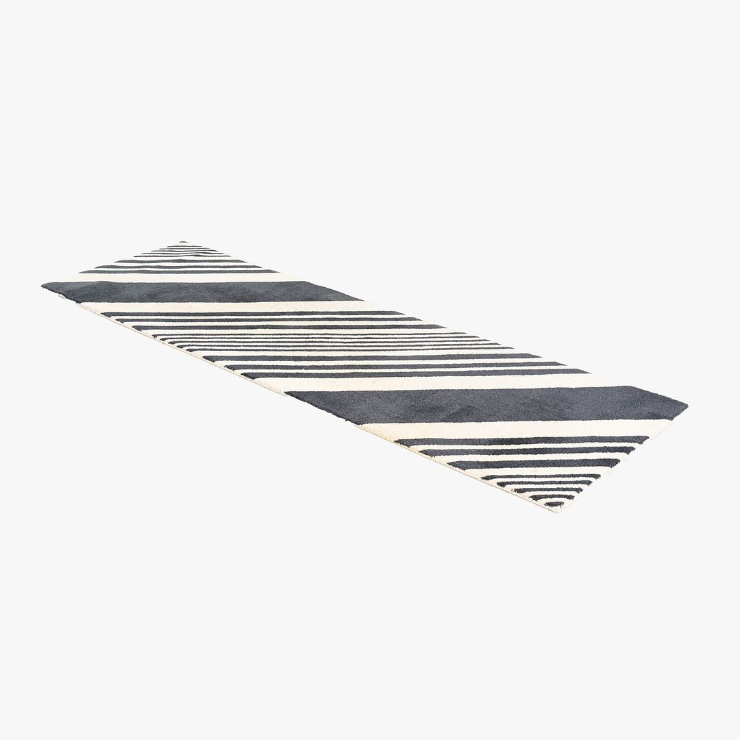 2010s Sue Timney for The Rug Company Bias Cut Rug of Tibetan Wool 96x30 inches