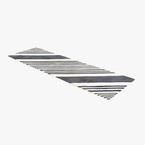 2010s Sue Timney for The Rug Company Bias Cut Rug of Tibetan Wool 96x30 inches