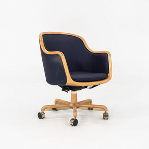 1986 Ward Bennett for Brickel Associates Executive Office Chair in Oak 6x Avail