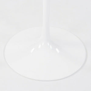 SOLD 2023 Saarinen Tulip Dining Table, Model 173F by Eero Saarinen for Knoll in White Laminate, 42 inch Round Top