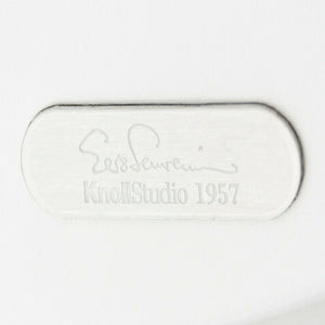 SOLD 2023 Saarinen Tulip Dining Table, Model 173F by Eero Saarinen for Knoll in White Laminate, 42 inch Round Top