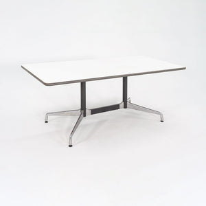 1960s Herman Miller Eames Segmented Dining Table / Conference Table in White