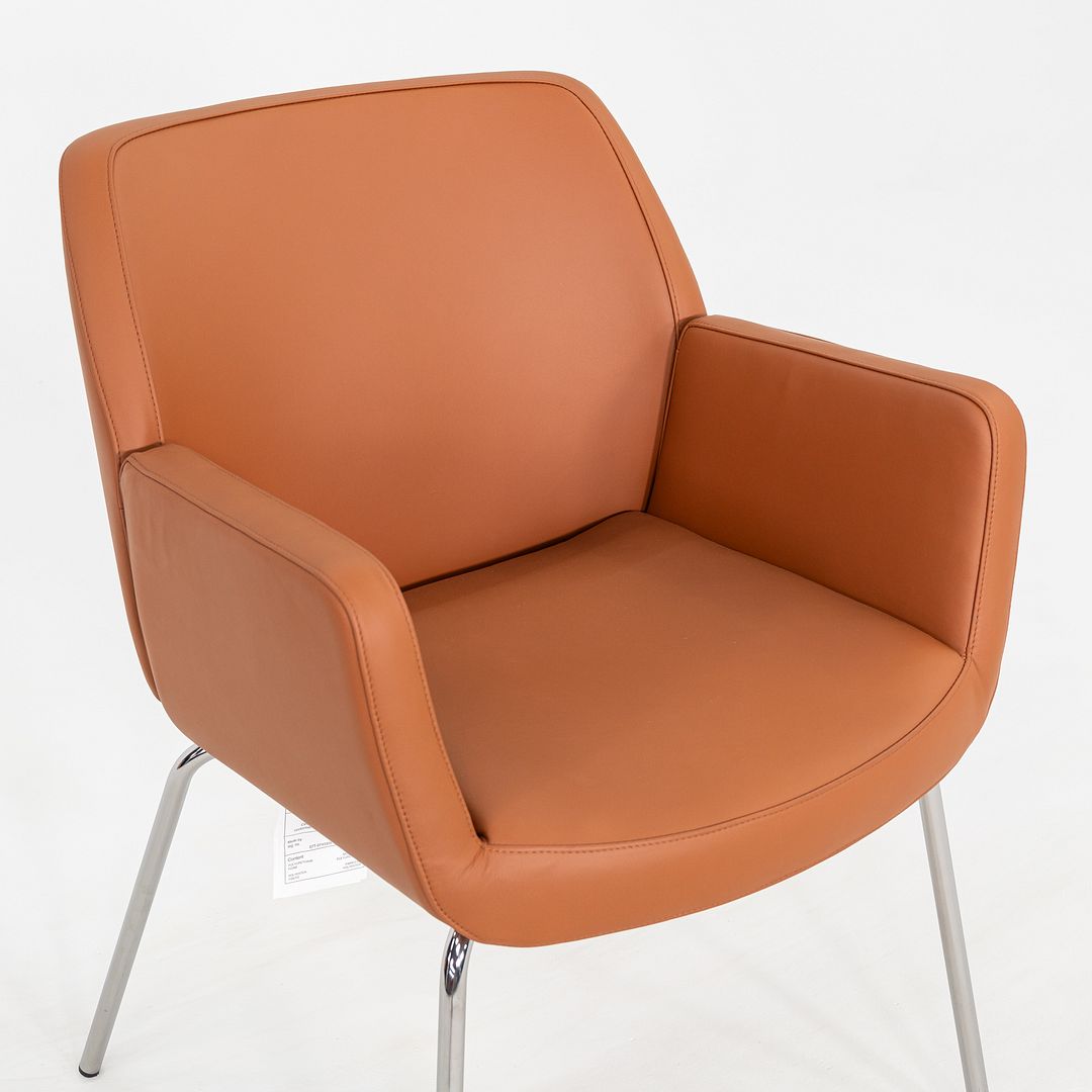 2020s Brian Kane for Coalesse Bindu Guest / Dining Chair in Cognac 12+ Available