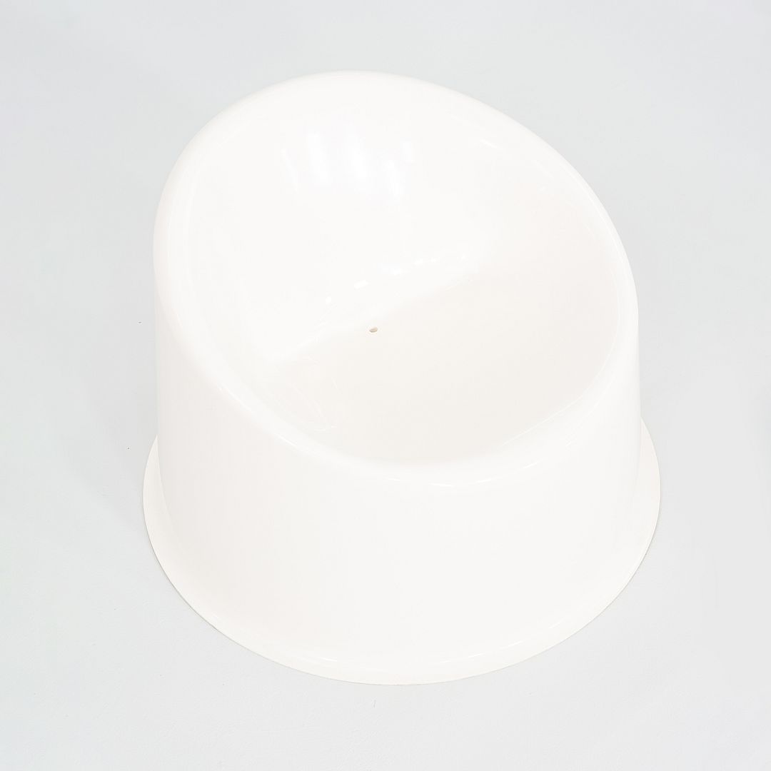2024 Set of Four Verner Panton for Verpan Panto Pop Lounge Chairs White Plastic