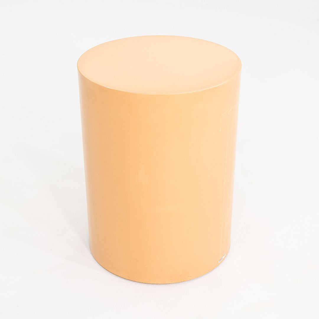 Pair of 1970s Paul Mayen for Intrex Habitat Lacquered Pedestal Tables 18 inches