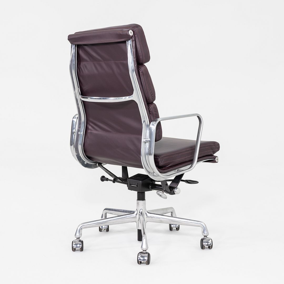 2014 Herman Miller Eames Soft Pad Executive Desk Chair with Burgundy Leather