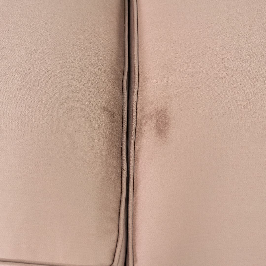 2004 Patrick Naggar for Arc International Three-Seat Twist Sofa in Griege Fabric