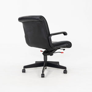 2000 Richard Sapper for Knoll Management Desk Chairs in Black Leather 9x Available