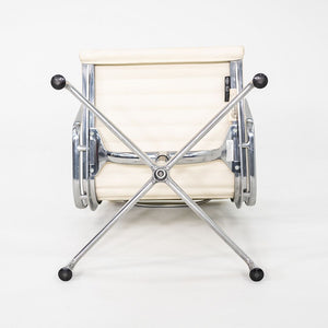 2013 Herman Miller Eames Aluminum Group Side Chairs Antler Swivel Bases