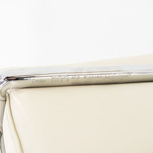 2000s Le Corbusier Jeanneret Perriand for Cassina LC3 Club Lounge Chair in Ivory