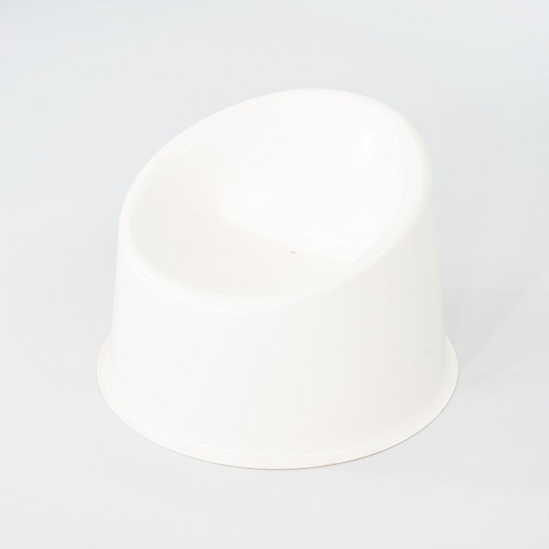 2024 Set of Four Verner Panton for Verpan Panto Pop Lounge Chairs White Plastic
