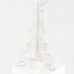 C. 2004 Ferruccio Laviani for Kartell Bourgie Table Lamp in Clear Made in Italy