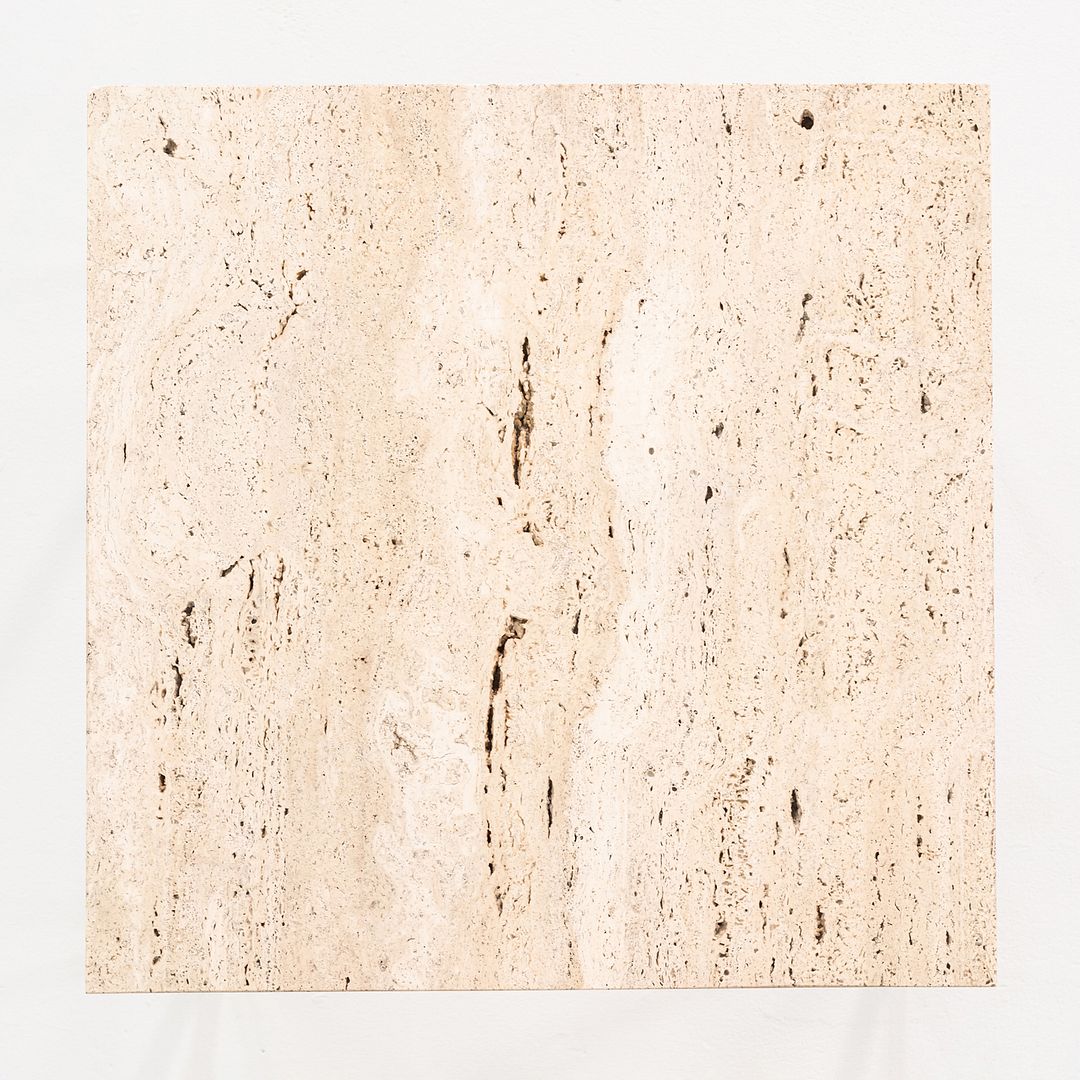 1966 Gordon Bunshaft & Davis Allen for SOM Side Table w/ Travertine, Model TA-41