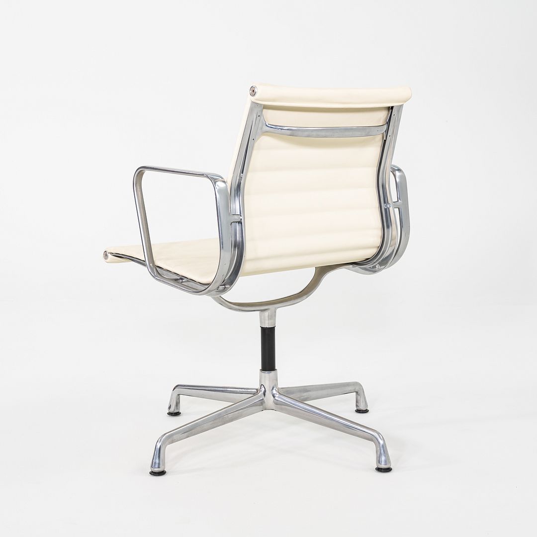 2013 Herman Miller Eames Aluminum Group Side Chairs Antler Swivel Bases