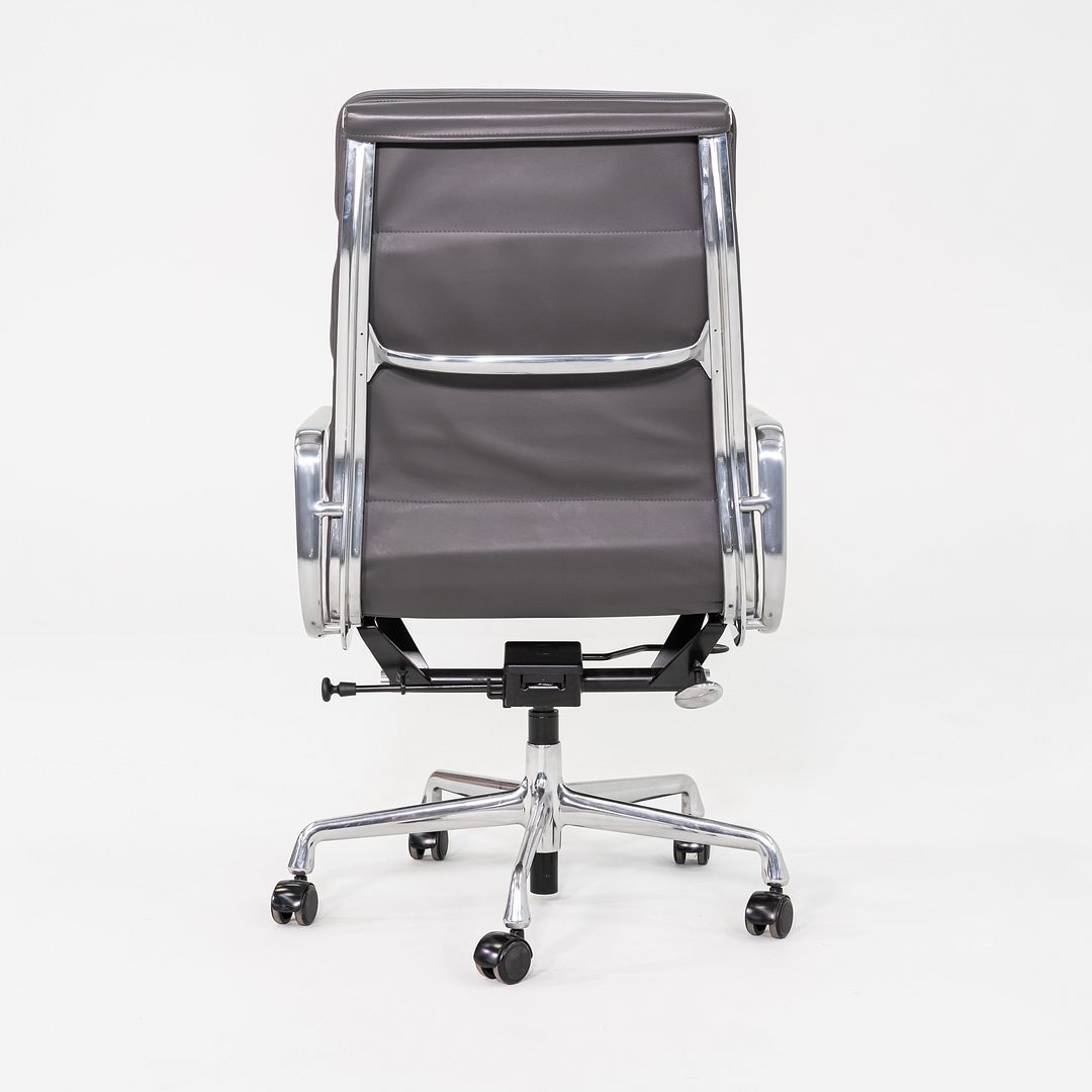 2017 Herman Miller Eames Soft Pad Executive Desk Chair Grey Leather 6x Available