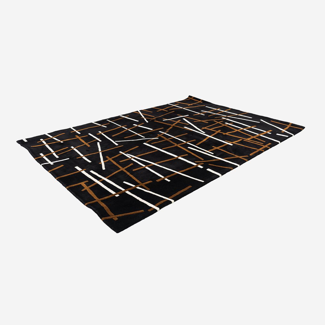 2000s DellaRobbia Studio DR Rocco Wool Area Rug New Zealand 7.5 x 10.5 feet