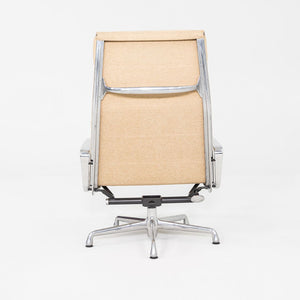 2007 Herman Miller Eames Soft Pad Reclining Lounge Chair with Oatmeal Fabric
