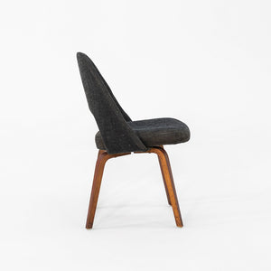 1960s Eero Saarinen for Knoll Armless Executive Dining Chair with Wooden Legs
