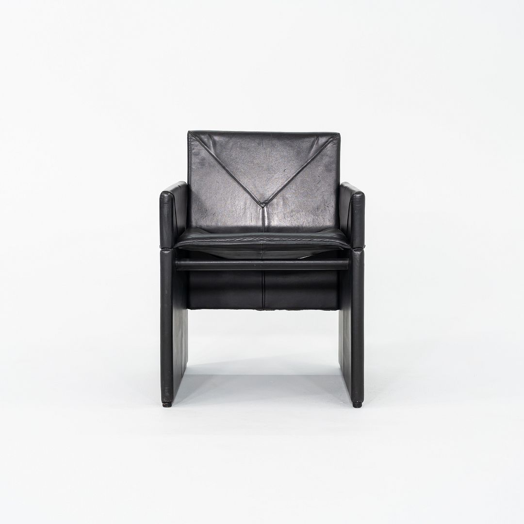 1980s Pair of Guido Faleschini for i4 Mariani Pace Collection Dining Arm Chairs