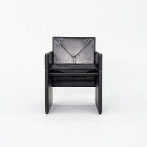 1980s Pair of Guido Faleschini for i4 Mariani Pace Collection Dining Arm Chairs