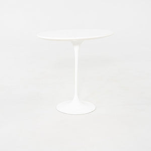 2000s Eero Saarinen for Knoll Tulip End Table with Oval Laminate Tops 2x Avail