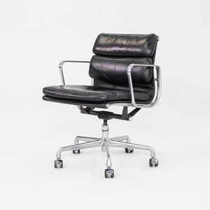 2003 Herman Miller Eames Soft Pad Management Desk Chair Black Leather 6x Avail