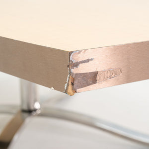 2004 Nicos Zographos Custom Conference Table in Wood with Stainless Steel Base