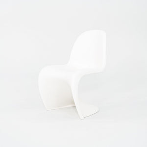 2010s Set of Six Verner Panton for Vitra Dining Chairs in White Polypropylene