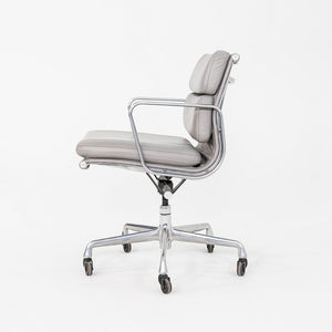 2006 Herman Miller Eames Soft Pad Management Desk Chair in Grey Leather 6x Avail