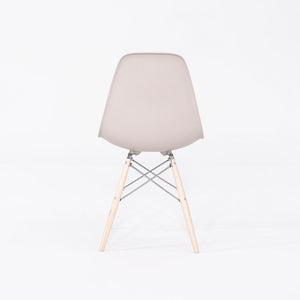 2020 Pair of Herman Miller Eames Plastic DSW Dining Shell Chairs w/ Eiffel Base