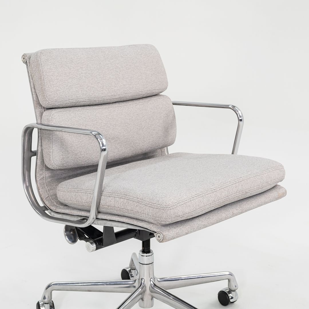 2010s Soft Pad Management Desk Chair, EA435 by Ray and Charles Eames for Herman Miller in Grey Fabric