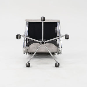 SOLD 2010s Soft Pad Management Desk Chair, EA435 by Ray and Charles Eames for Herman Miller in Grey Fabric