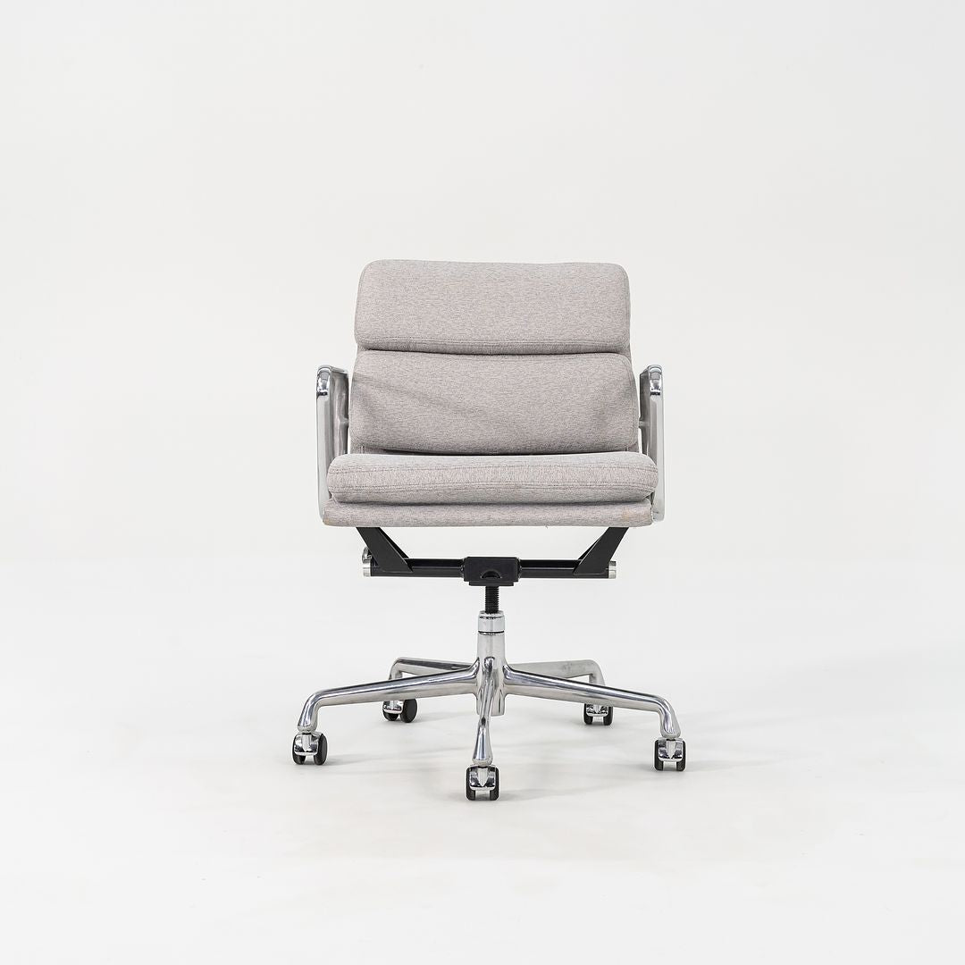 2010s Soft Pad Management Desk Chair, EA435 by Ray and Charles Eames for Herman Miller in Grey Fabric