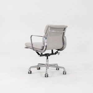SOLD 2010s Soft Pad Management Desk Chair, EA435 by Ray and Charles Eames for Herman Miller in Grey Fabric