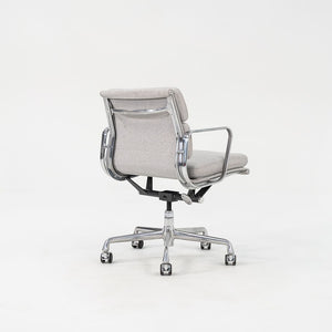 SOLD 2010s Soft Pad Management Desk Chair, EA435 by Ray and Charles Eames for Herman Miller in Grey Fabric