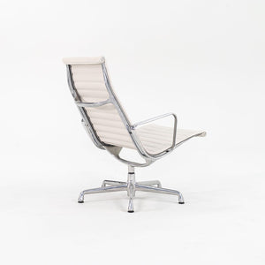 2010s Eames Aluminum Group Lounge Chair, Model EA333 by Ray and Charles Eames for Herman Miller in White Leather