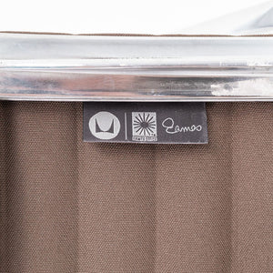2010s Eames Aluminum Group Management Desk Chair by Ray and Charles Eames for Herman Miller in Brown Fabric
