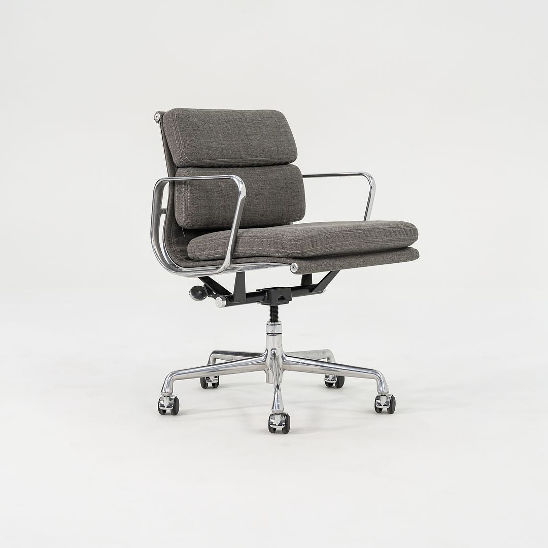 2010s Soft Pad Management Chair, EA435 by Ray and Charles Eames for Herman Miller in Grey Fabric 4x Available