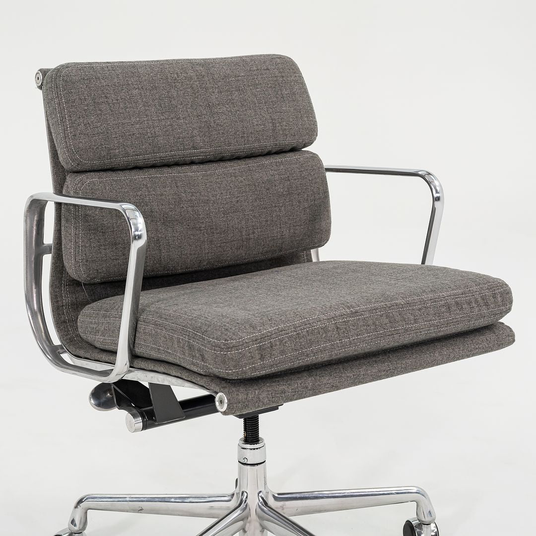 2010s Soft Pad Management Chair, EA435 by Ray and Charles Eames for Herman Miller in Grey Fabric 4x Available