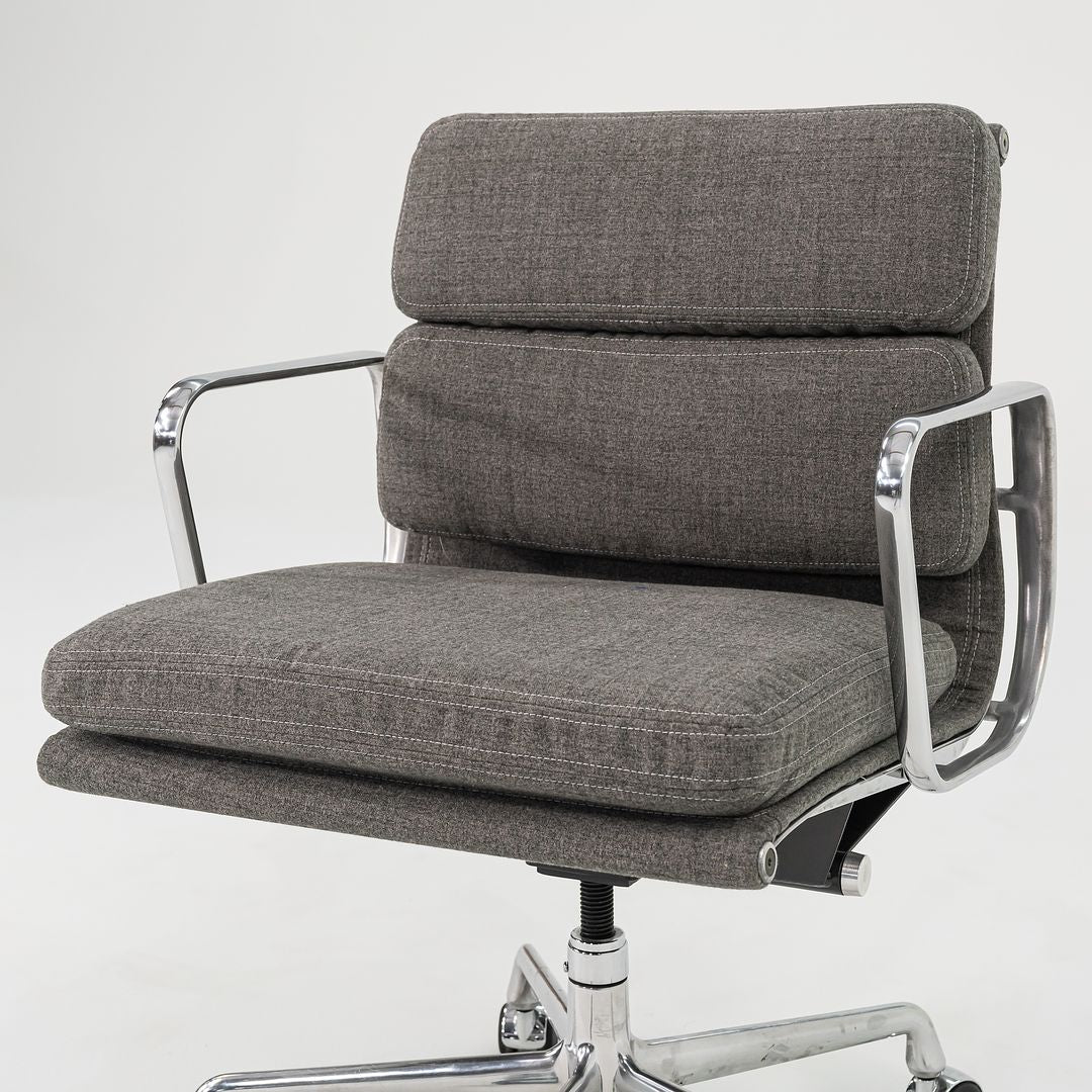 2010s Soft Pad Management Chair, EA435 by Ray and Charles Eames for Herman Miller in Grey Fabric 3x Available
