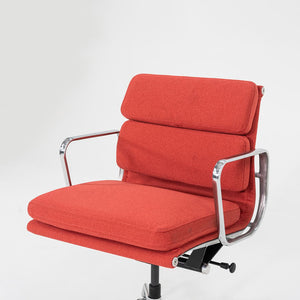 2010s Soft Pad Management Chair, EA435 by Ray and Charles Eames for Herman Miller in Red Fabric