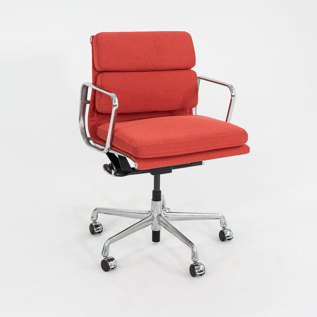 2010s Soft Pad Management Chair, EA435 by Ray and Charles Eames for Herman Miller in Red Fabric