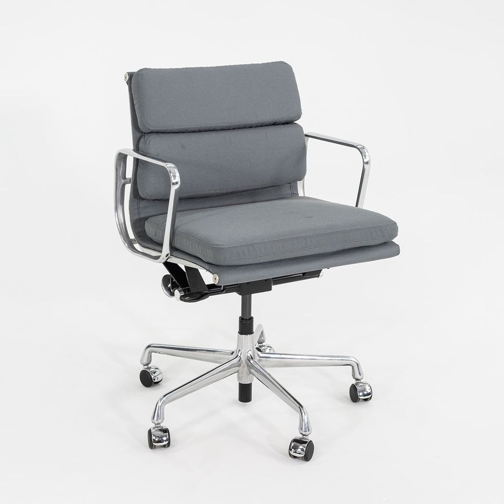 2010s Soft Pad Management Chair, EA435 by Ray and Charles Eames for Herman Miller in Grey Fabric