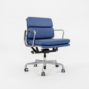 2010s Herman Miller Eames Soft Pad Management Desk Chair with Blue Upholstery